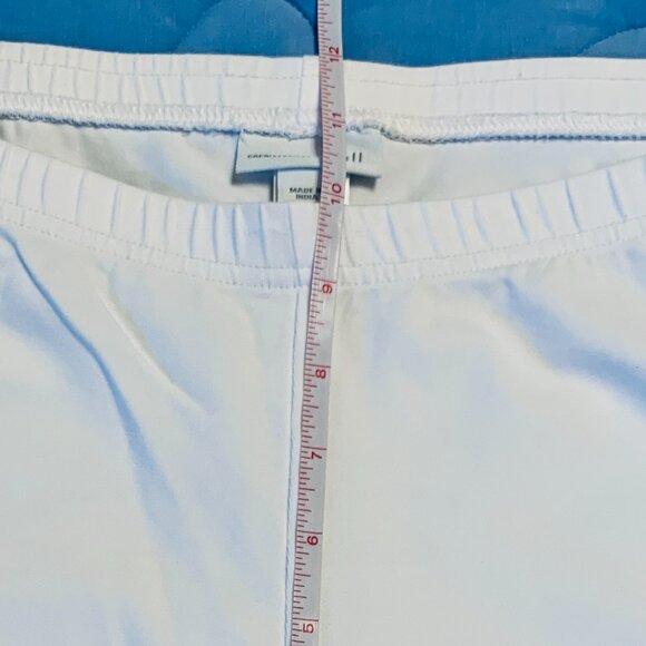 J Jill White Stretch Capris Leggings Size M - Picture 6 of 8